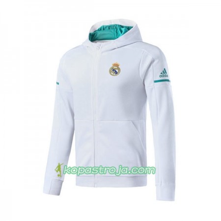 Real Madrid Träningsjacka Hood 2017-18 Vit